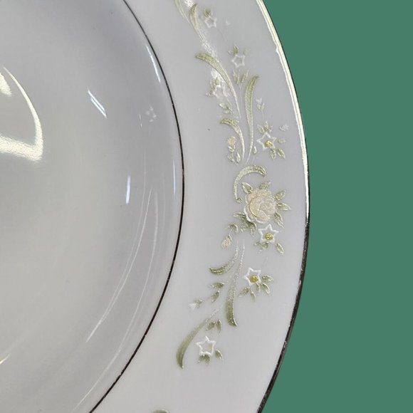 Sango China Japan debutante 3688 Rim Soup Bowl set of 6 dinnerware - Picture 8 of 10